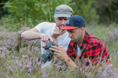 Bart helping photographer